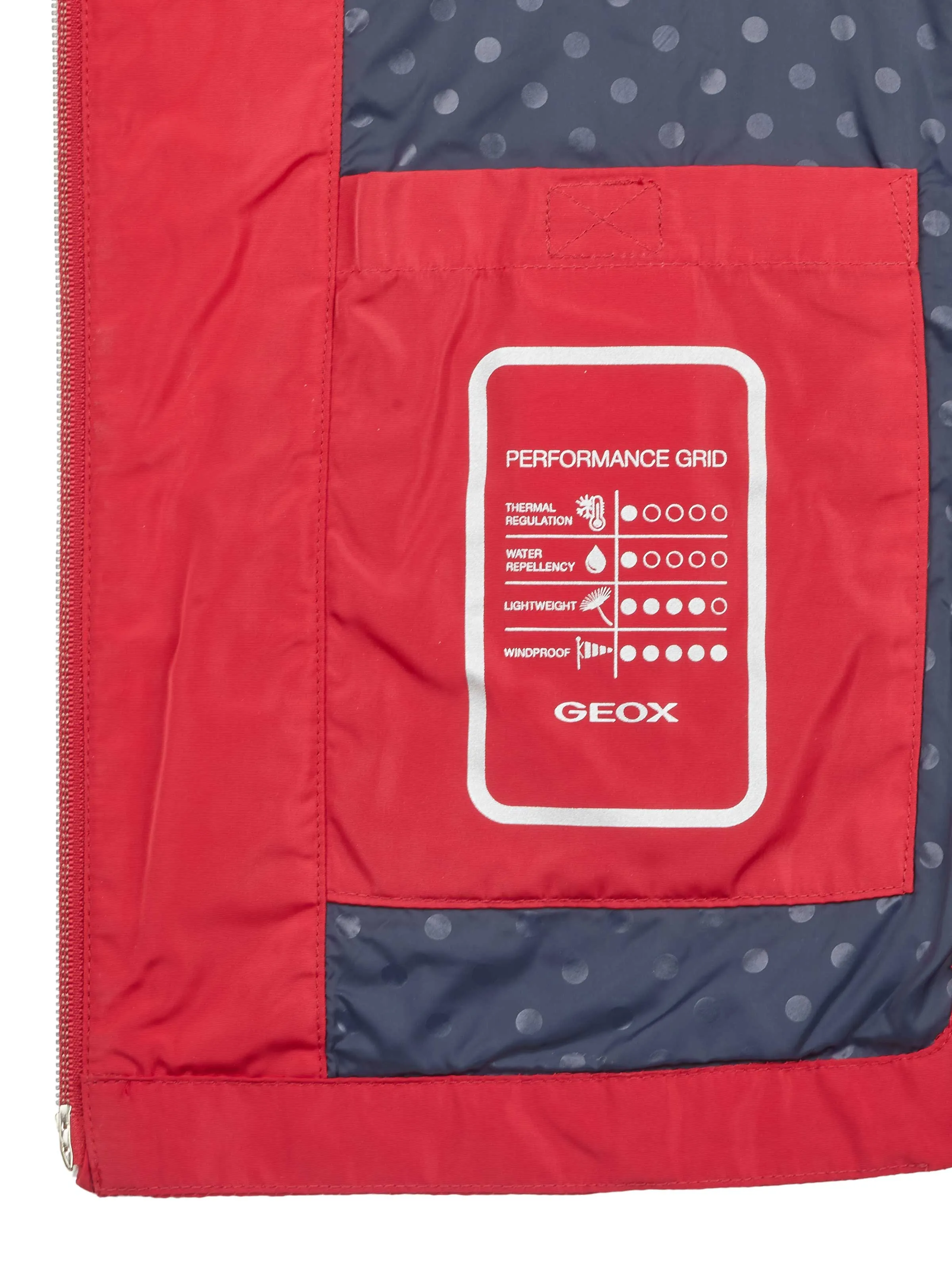 Geox Jacket red