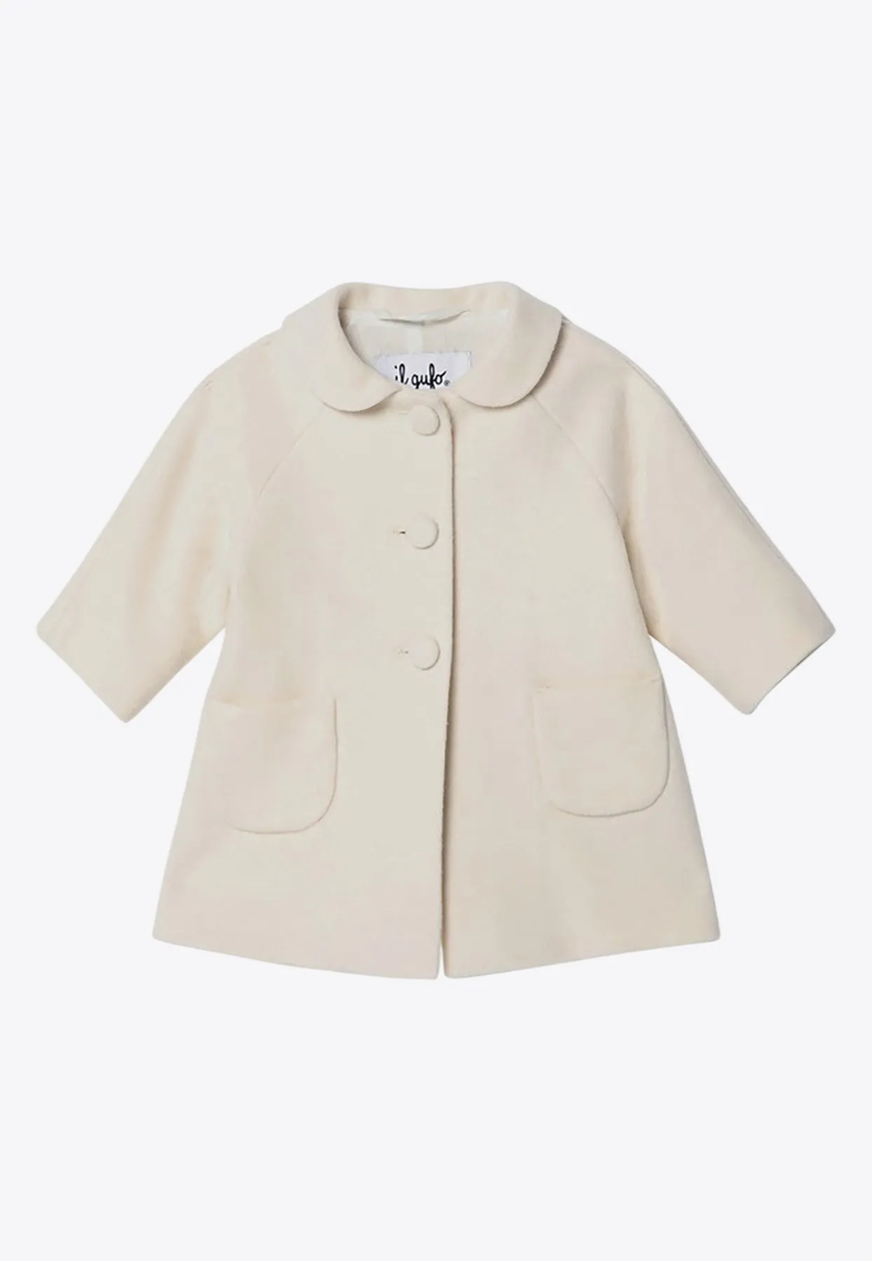 Girls Couture Single-Breasted Wool Coat