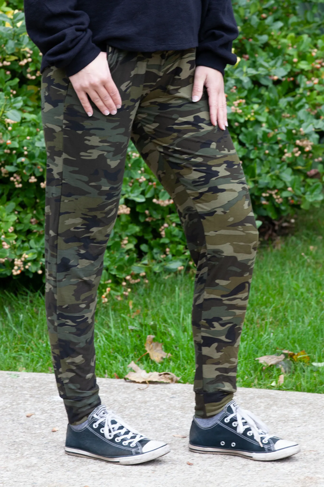 Green Camo Joggers