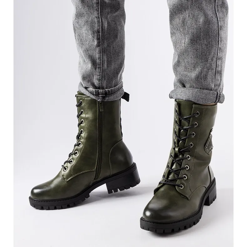 Green insulated boots from Lapresse