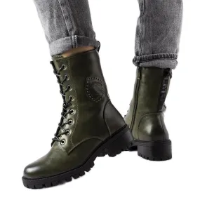 Green insulated boots from Lapresse