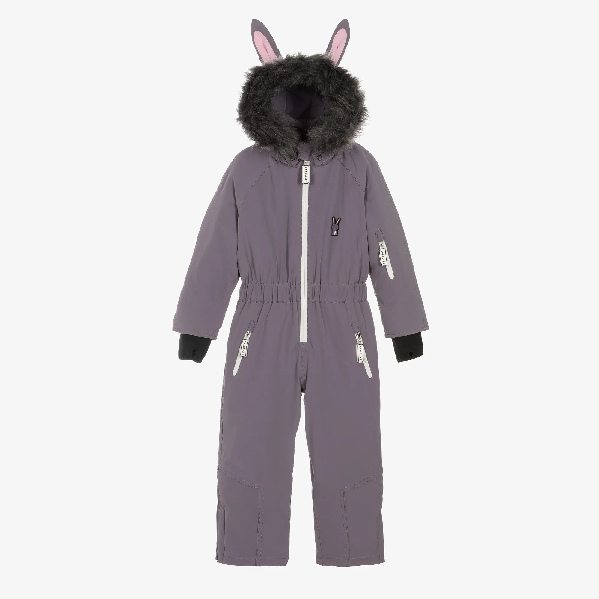 Grey Hop The Bunny Snowsuit