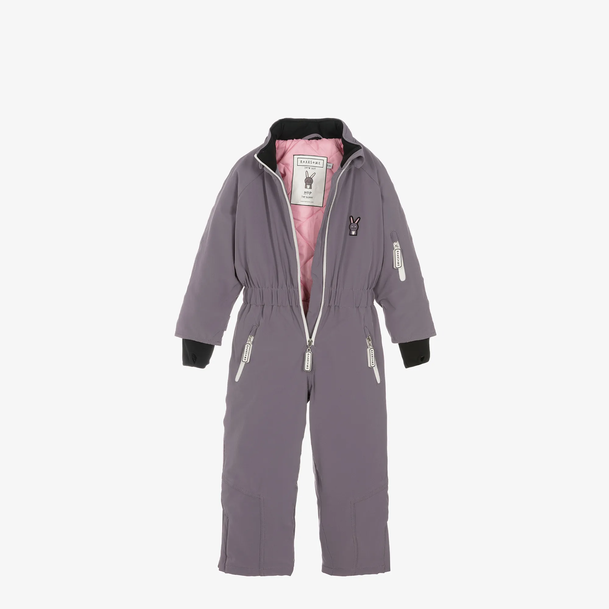 Grey Hop The Bunny Snowsuit