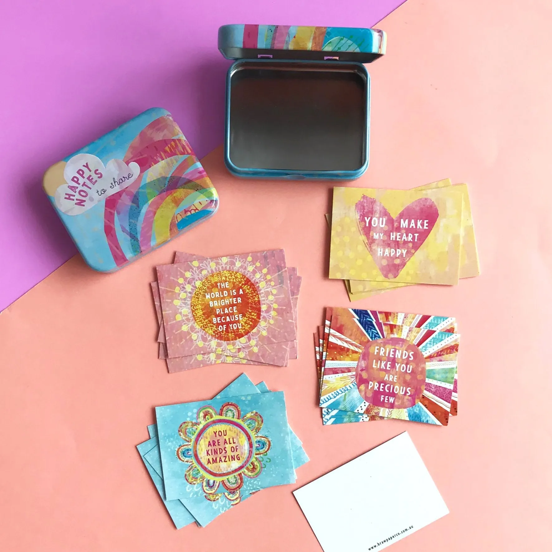 Happy & Fearless Notes and Vinyl Stickers Bundle