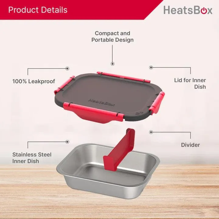 HeatsBox Inner Dish Container Lunchbox Set HeatsBox Go/Style+ Pack 2