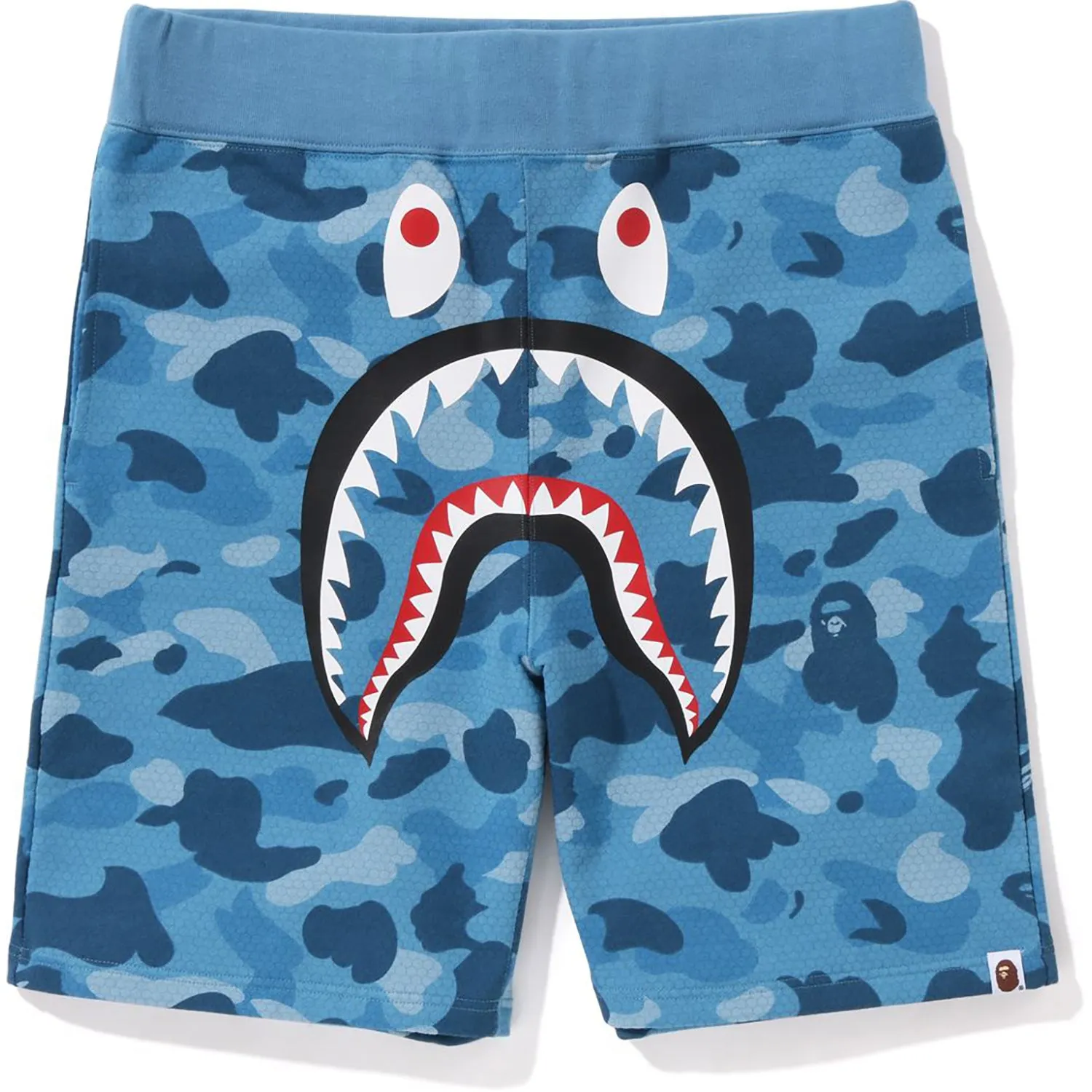 HONEYCOMB CAMO SHARK SWEAT SHORTS MENS