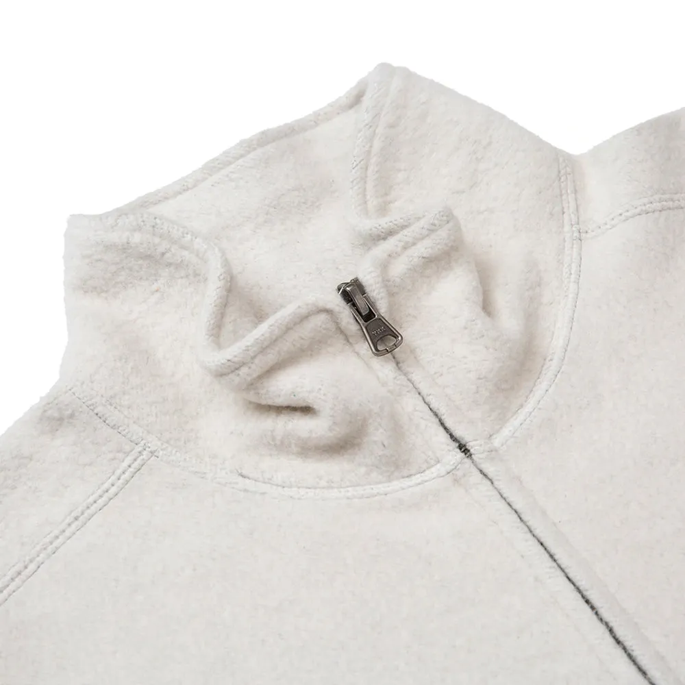 HUF 1/4 ZIP MOCKNECK FLEECE // ATHLETIC HEATHER