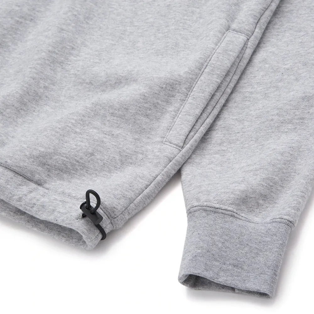 HUF 1/4 ZIP MOCKNECK FLEECE // ATHLETIC HEATHER