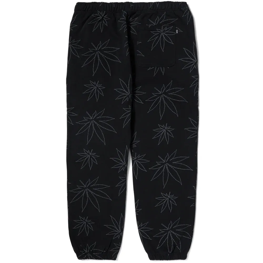 HUF PLANTLIFE FLEECE PANT // BLACK