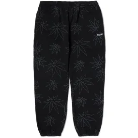 HUF PLANTLIFE FLEECE PANT // BLACK