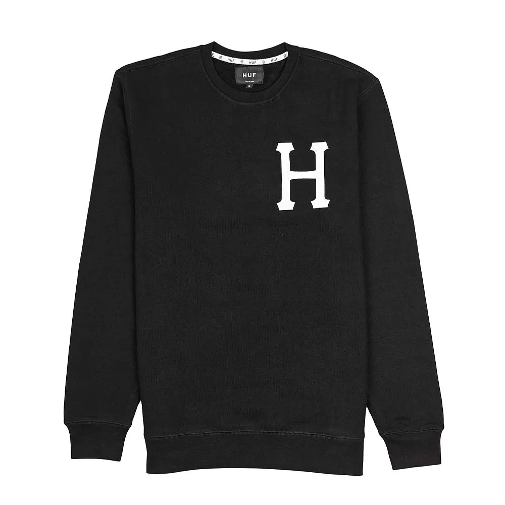 HUF PT FLEECE CREW // BLACK