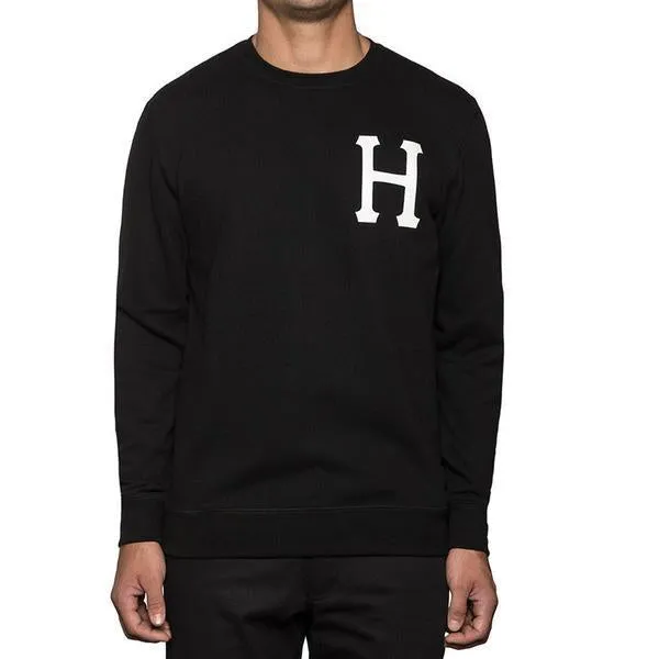 HUF PT FLEECE CREW // BLACK