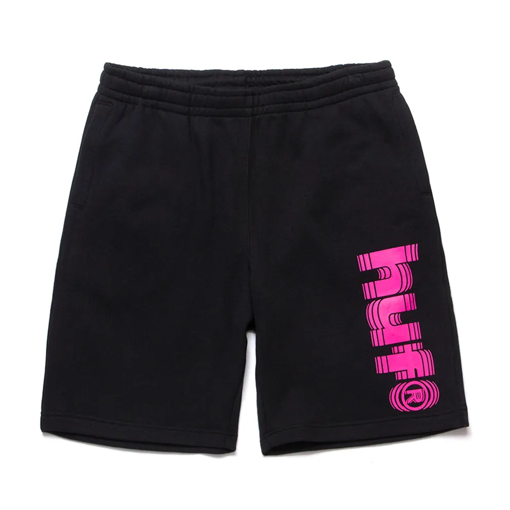 HUF SHAKE FLEECE SHORT // BLACK