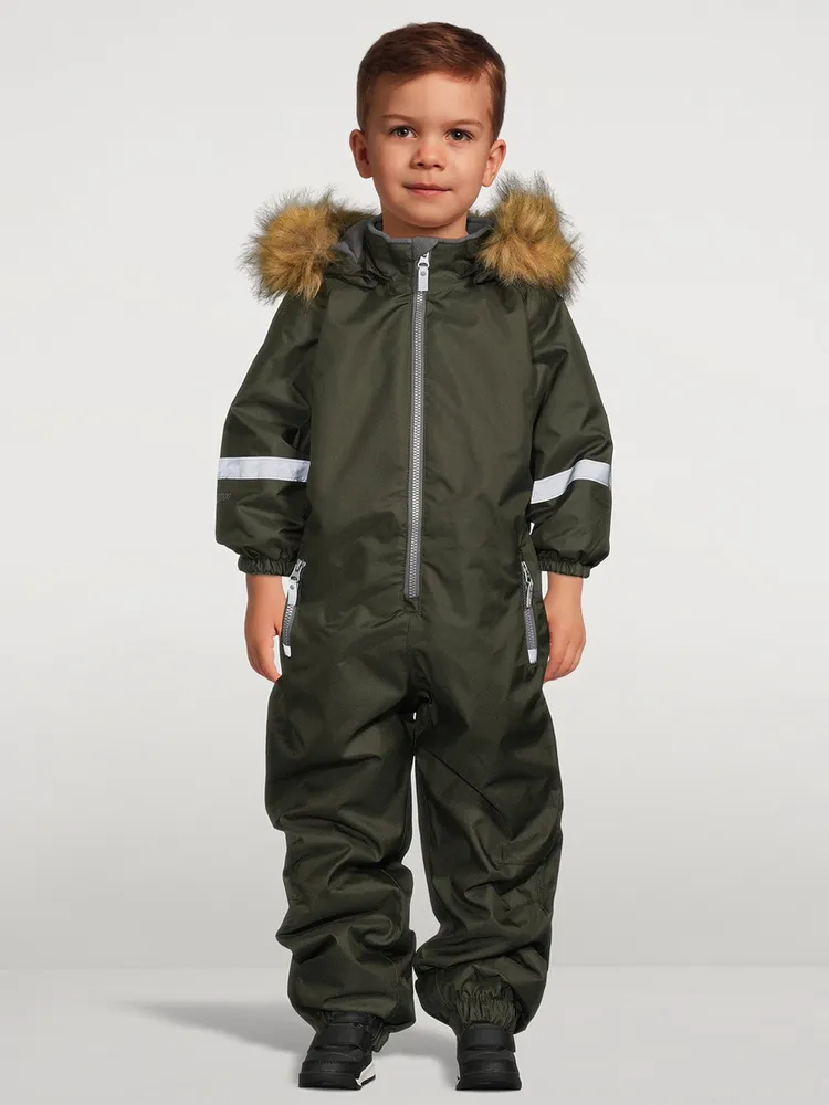 HULABALU Victory Snowsuit With Faux Fur Trim