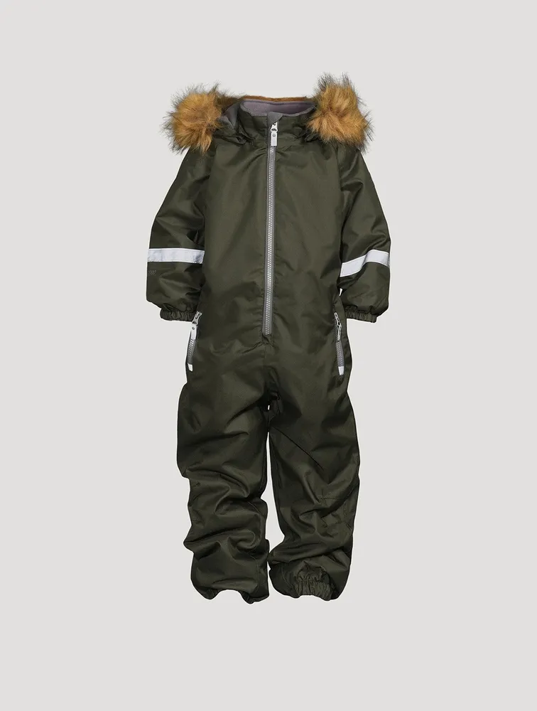 HULABALU Victory Snowsuit With Faux Fur Trim