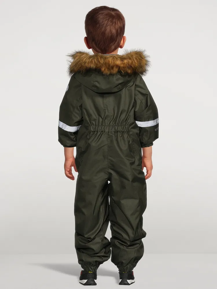 HULABALU Victory Snowsuit With Faux Fur Trim