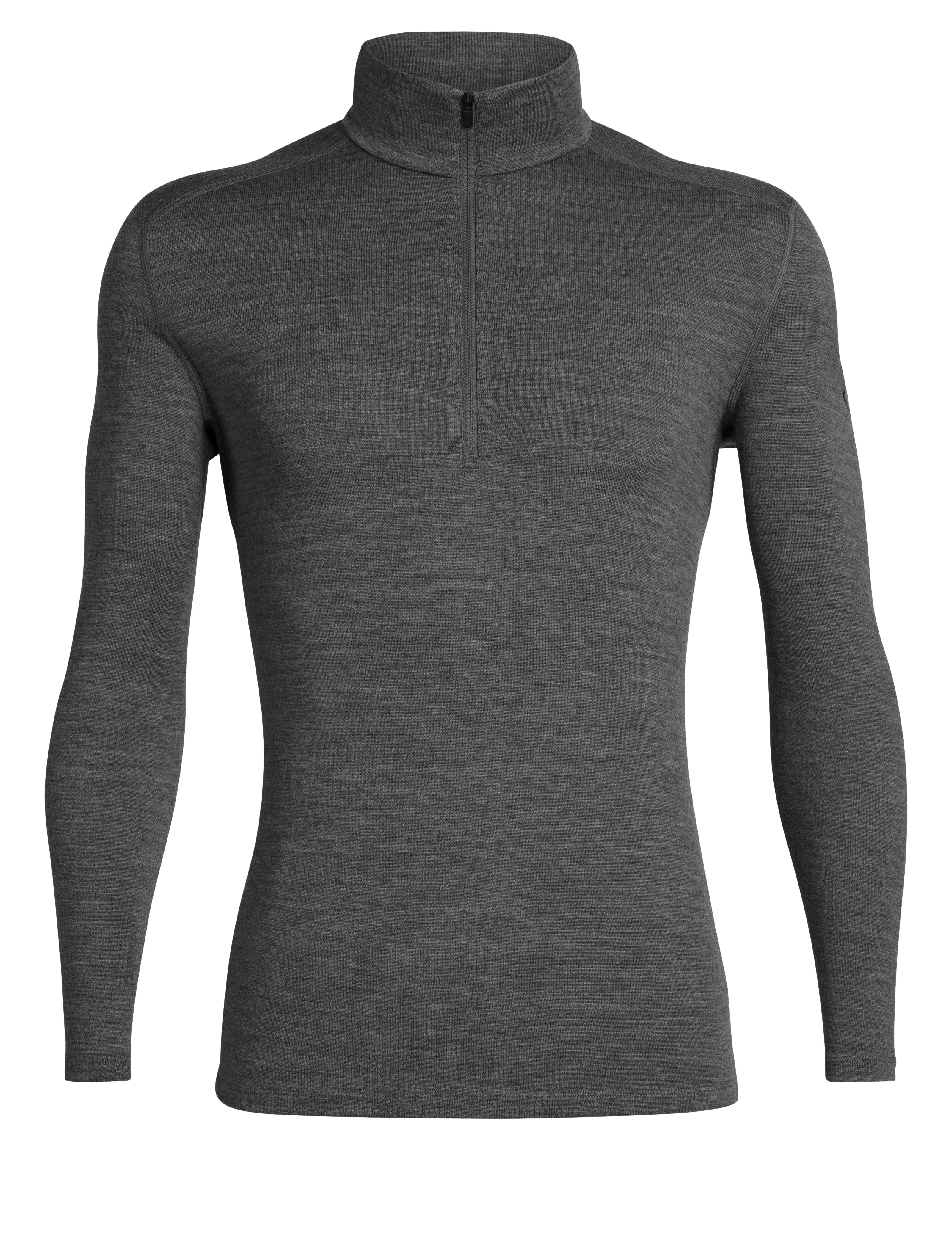 icebreaker Merino Base Layer Men's 260 Tech Top Long Sleeve Half Zip - Primary Blue