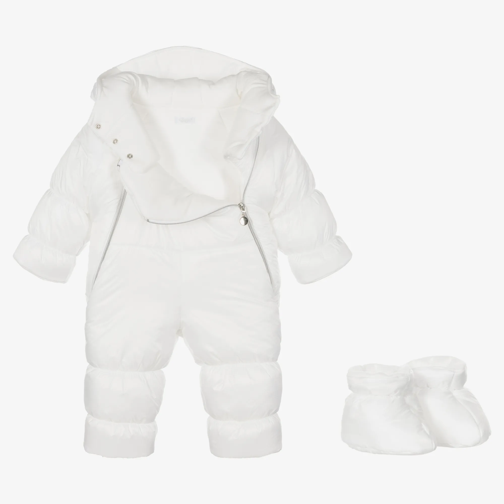 Ivory Crown Baby Snowsuit