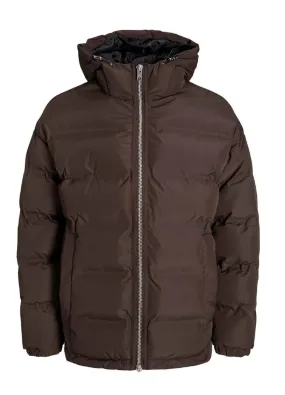 Jack & Jones Casual Gene Puffer Jacket Seal Brown