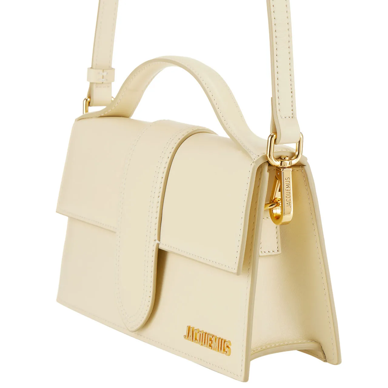 JACQUEMUS The Sustainable Edit Le Grand Bambino Crossbody Bag - Ivory