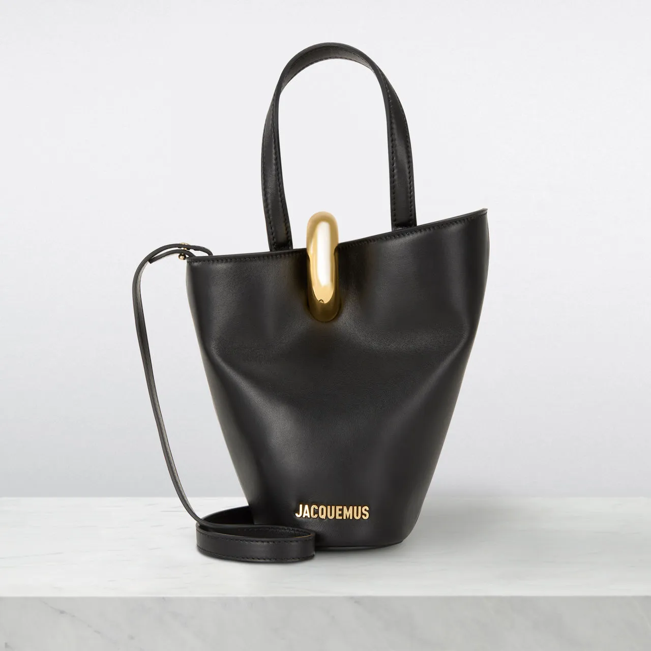 JACQUEMUS The Sustainable Edit Le Petit Bambola Tote Bag - Black