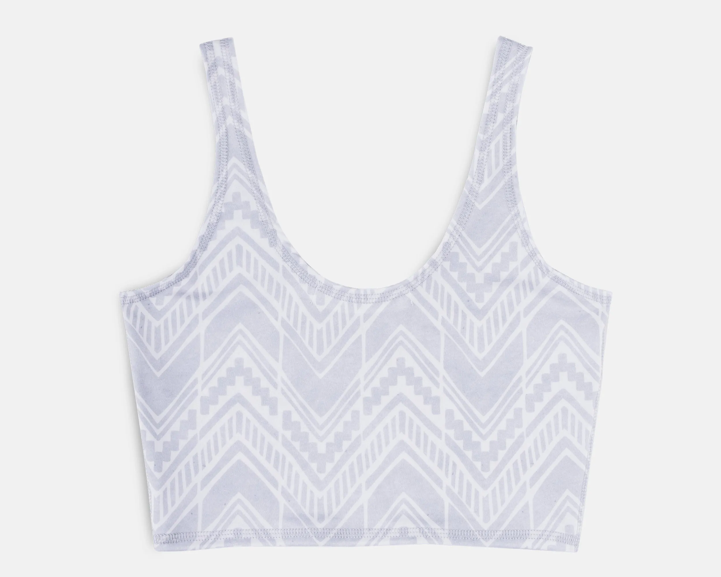 Jade Crop Yoga Top - RikRak print