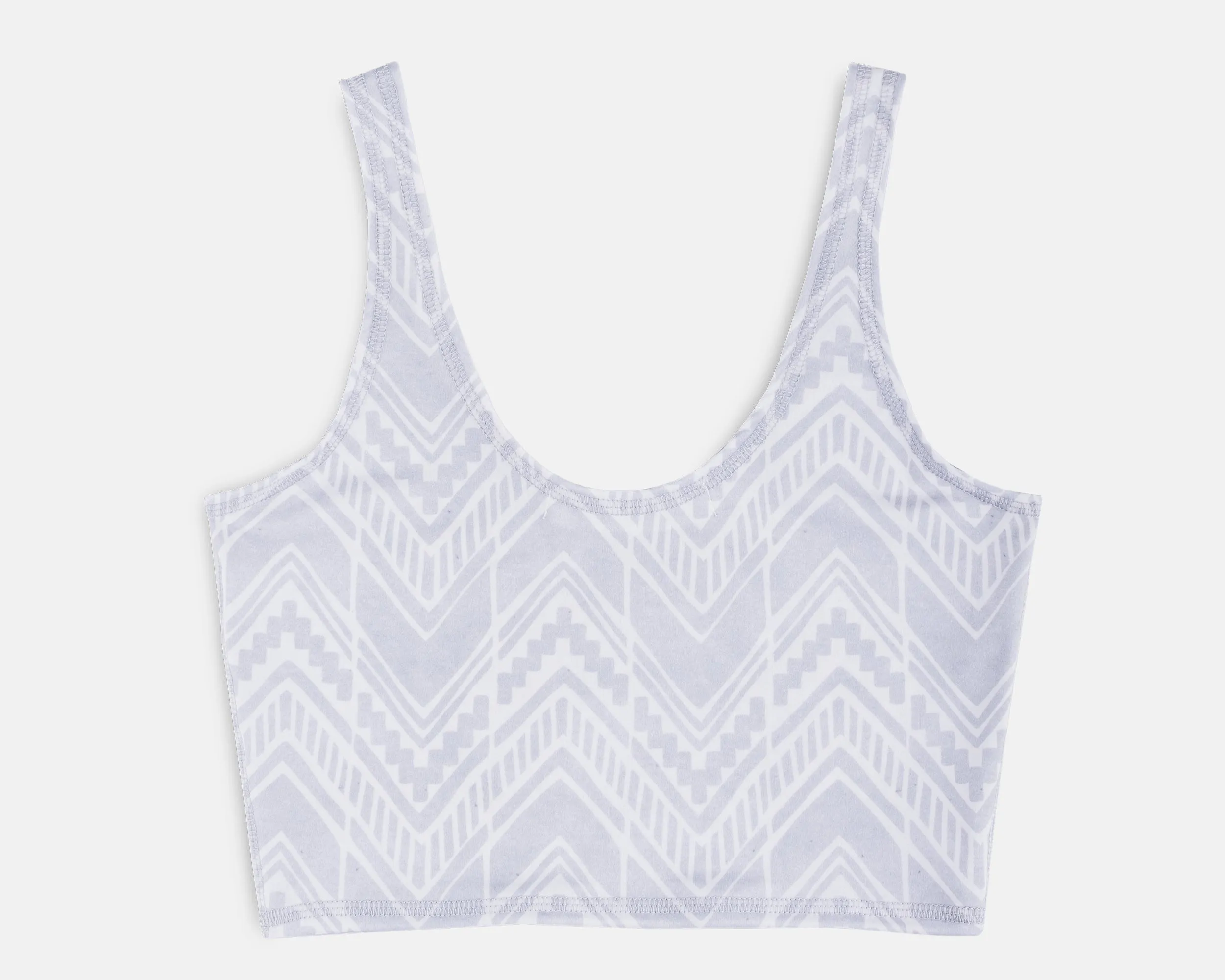 Jade Crop Yoga Top - RikRak print