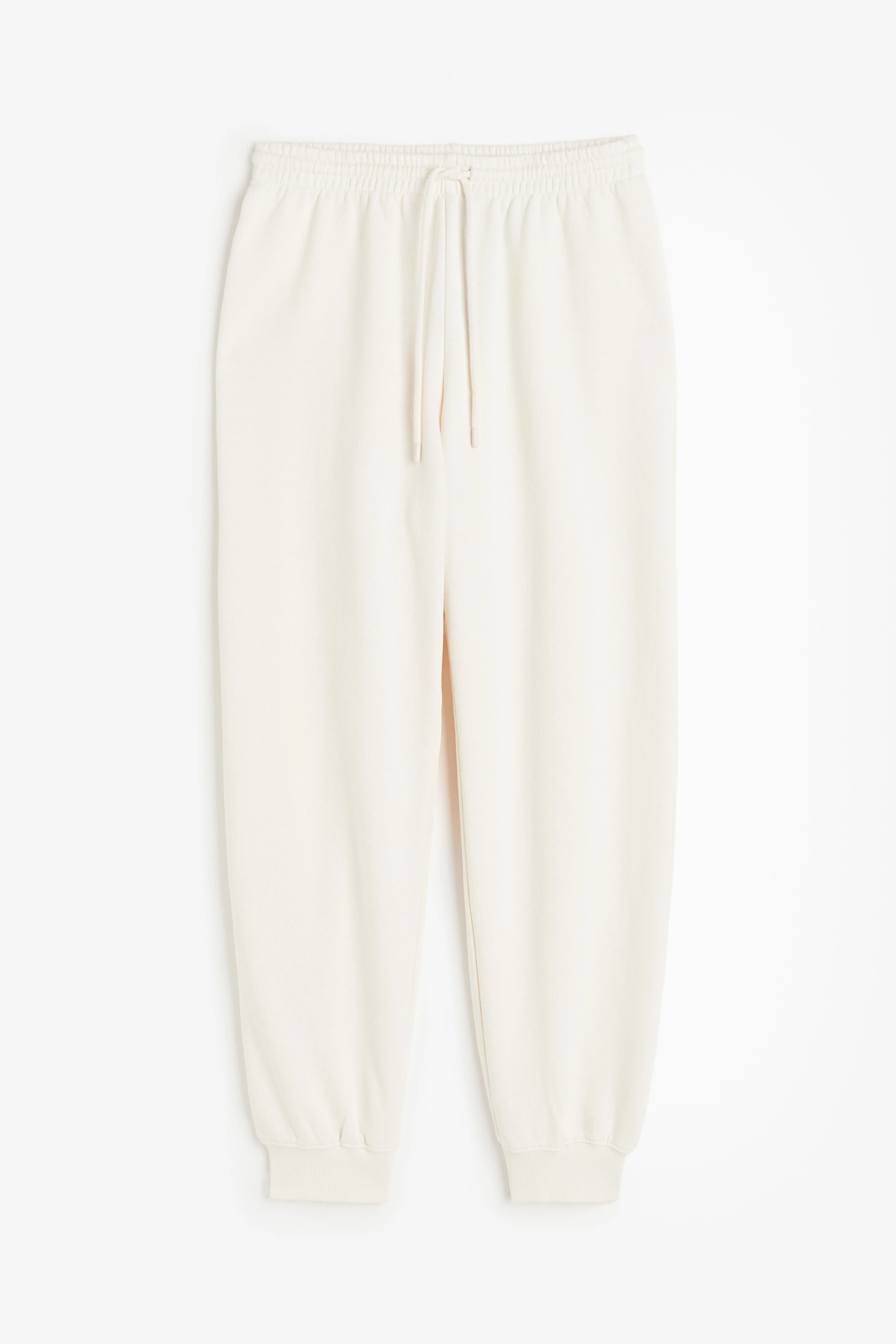 Joggers - Regular waist - Long - Cream - Ladies | H&M GB