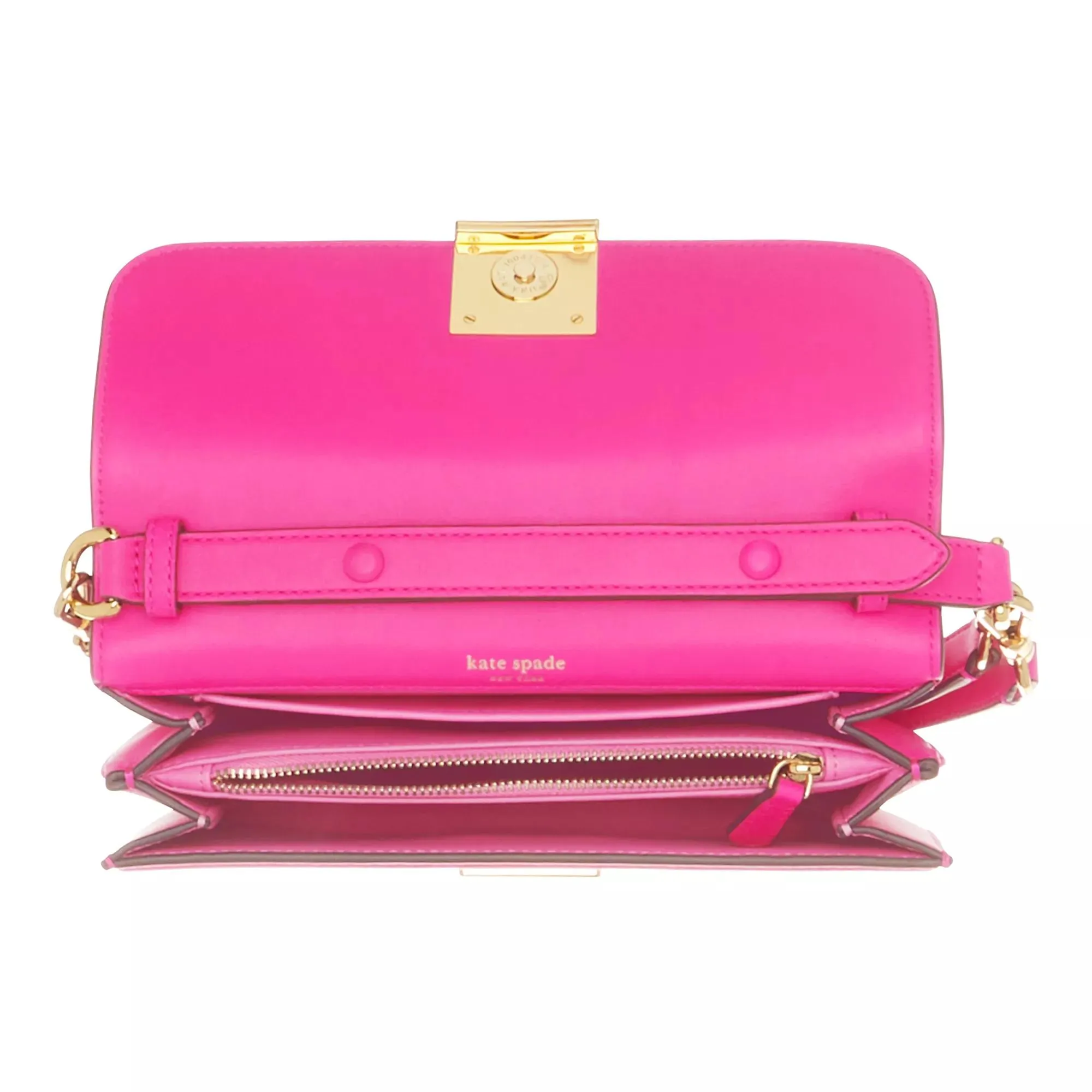 Kate Spade New York  Dakota Smooth Leather Small Crossbody cosmic pink