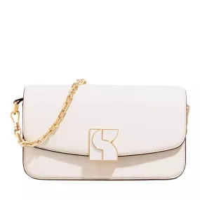 Kate Spade New York  Dakota Smooth Leather Small Crossbody Creme