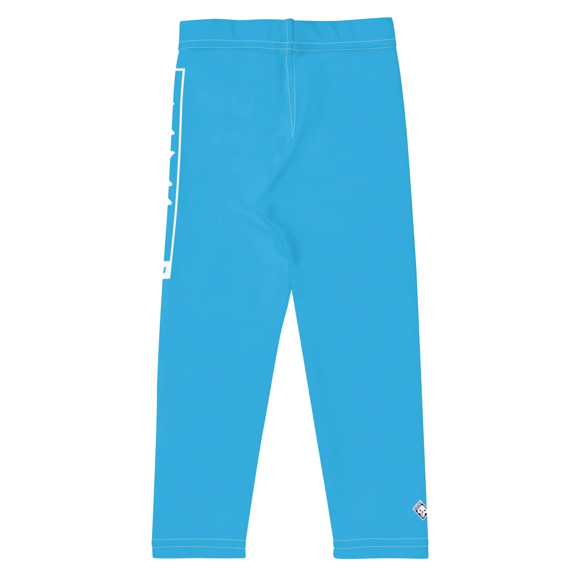 Kids' Girls Yoga Pants Workout Leggings Jiu-Jitsu 005 - Cyan