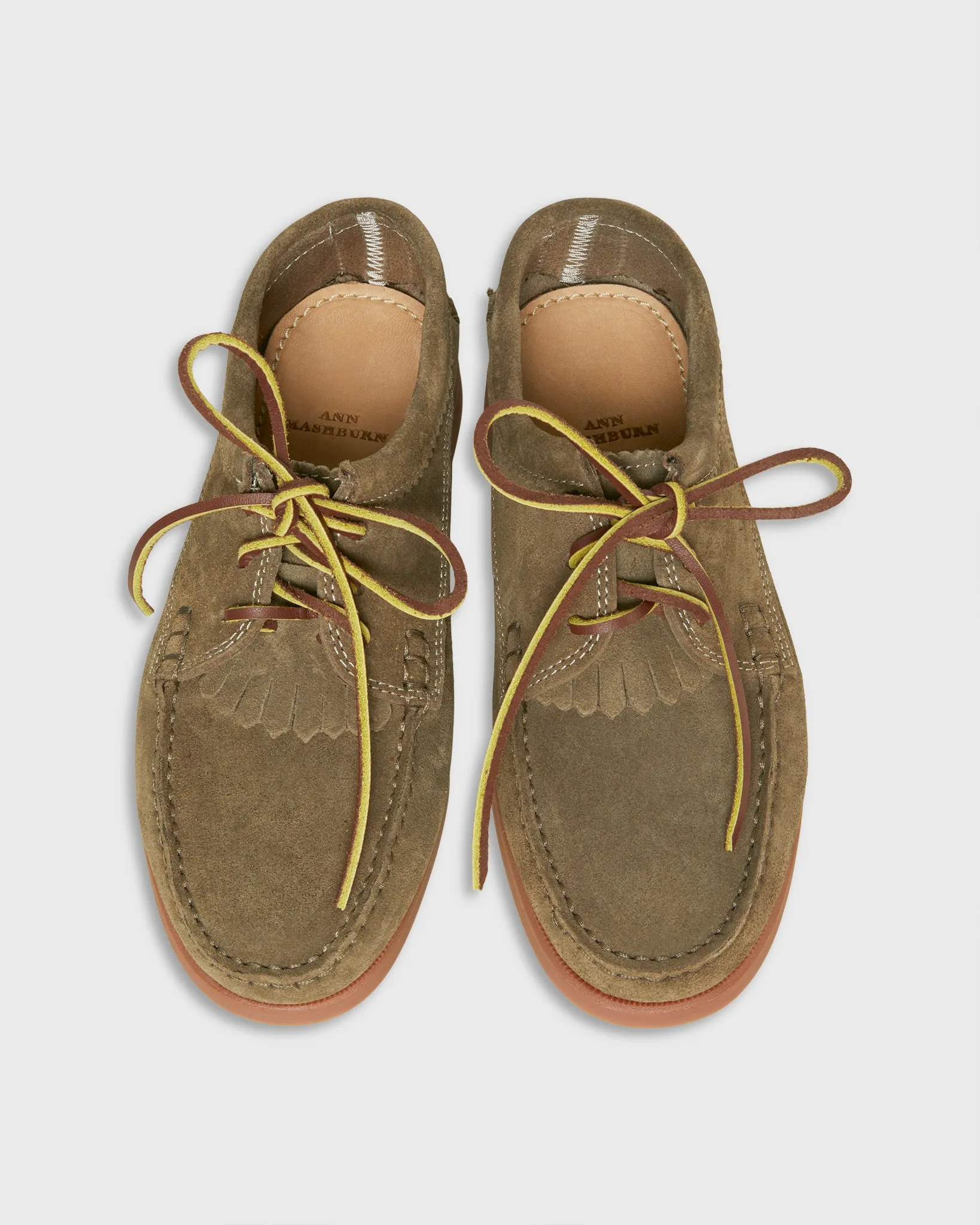 Kilt Chukka Moccasin in Taupe Suede