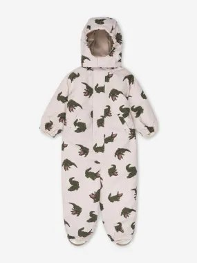 Konges Sljd Kids Crocodile Nohr Snowsuit in Ivory