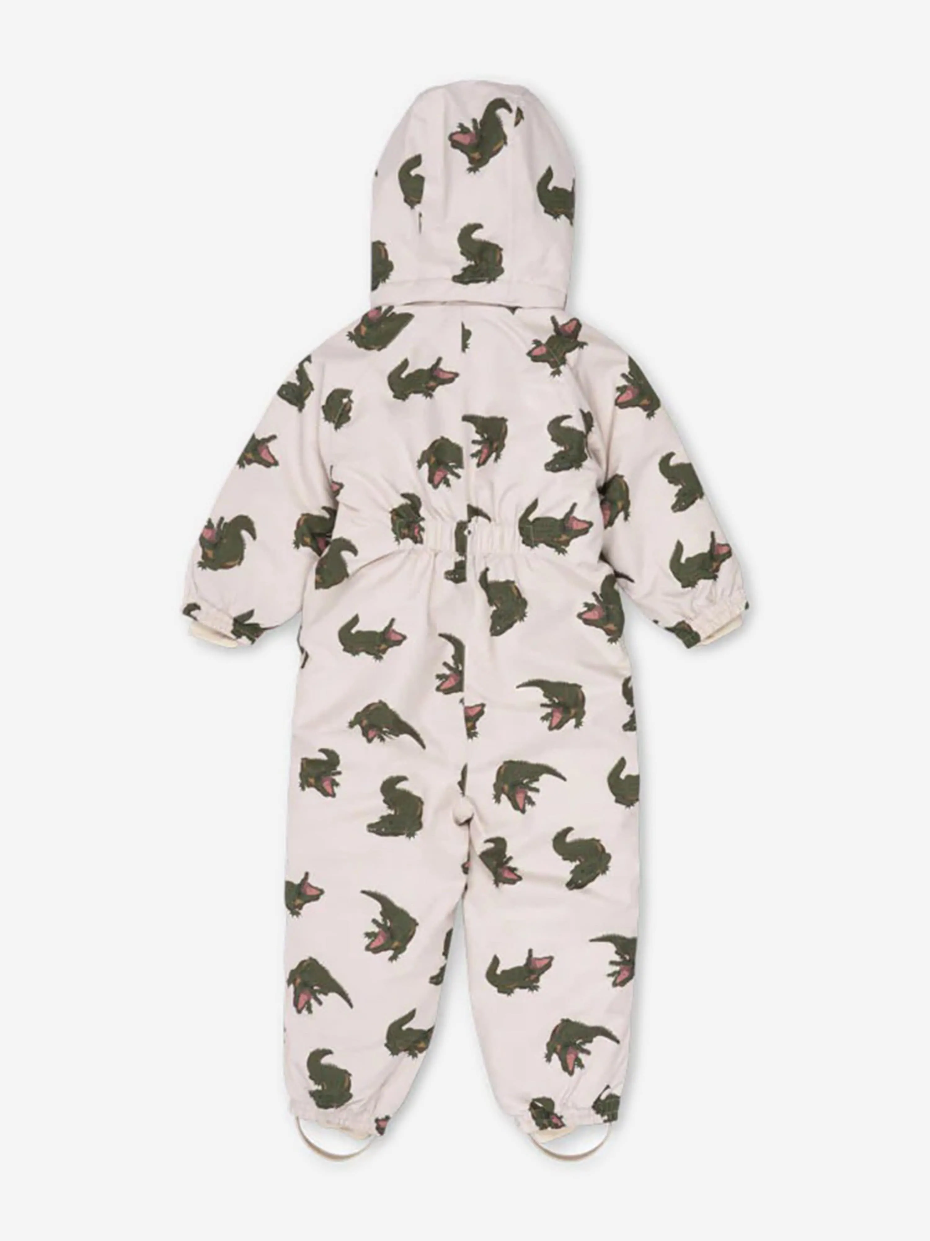 Konges Sljd Kids Crocodile Nohr Snowsuit in Ivory