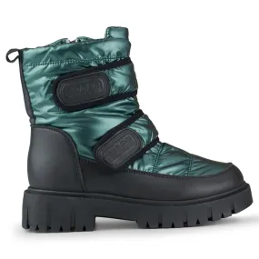 Laila warm women's snow boots with Velcro black