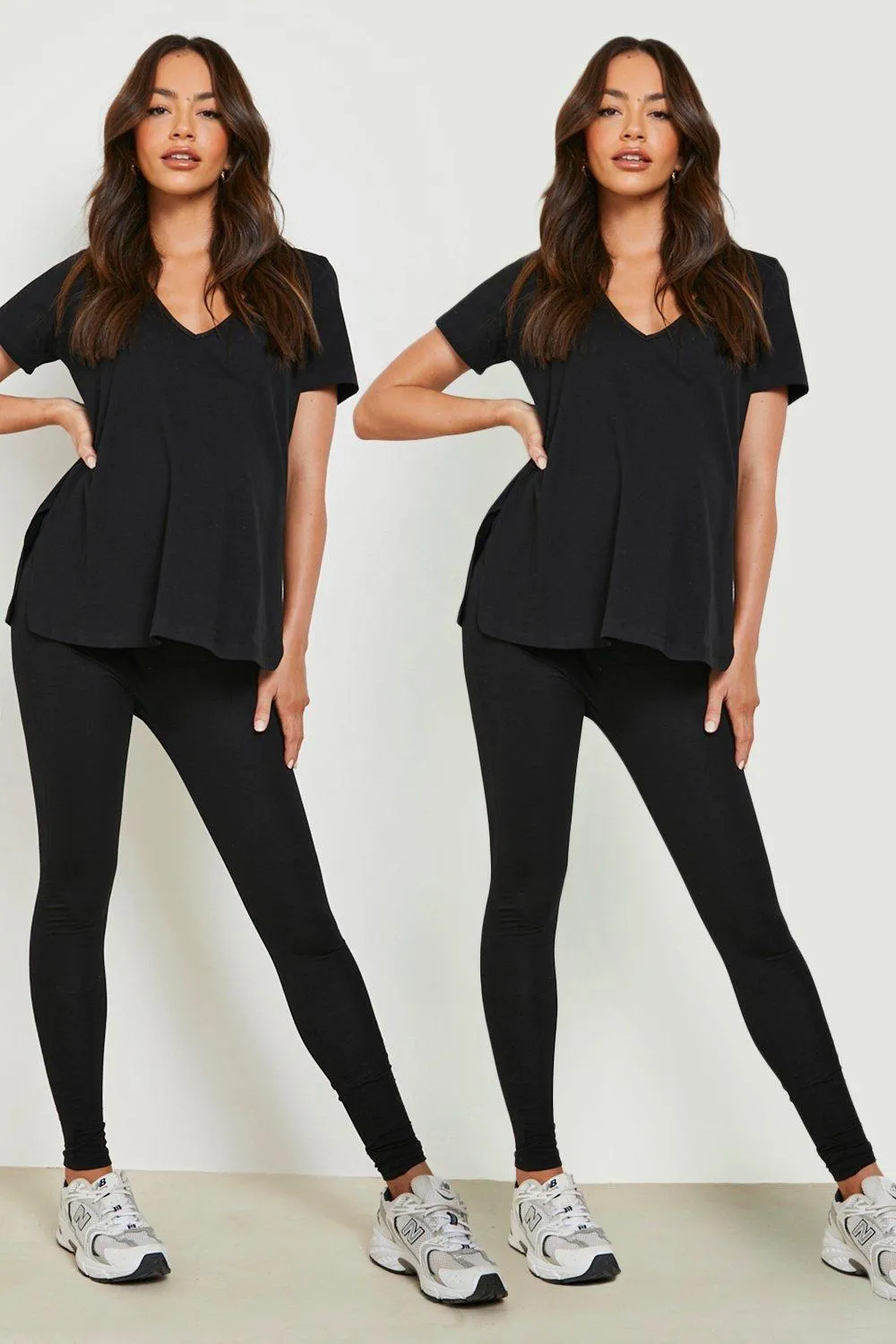 Leggings | Maternity 2 Pack Over The Bump Leggings | boohoo