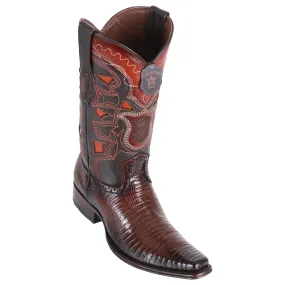 Lizard Teju European Toe Boots - Faded Brown