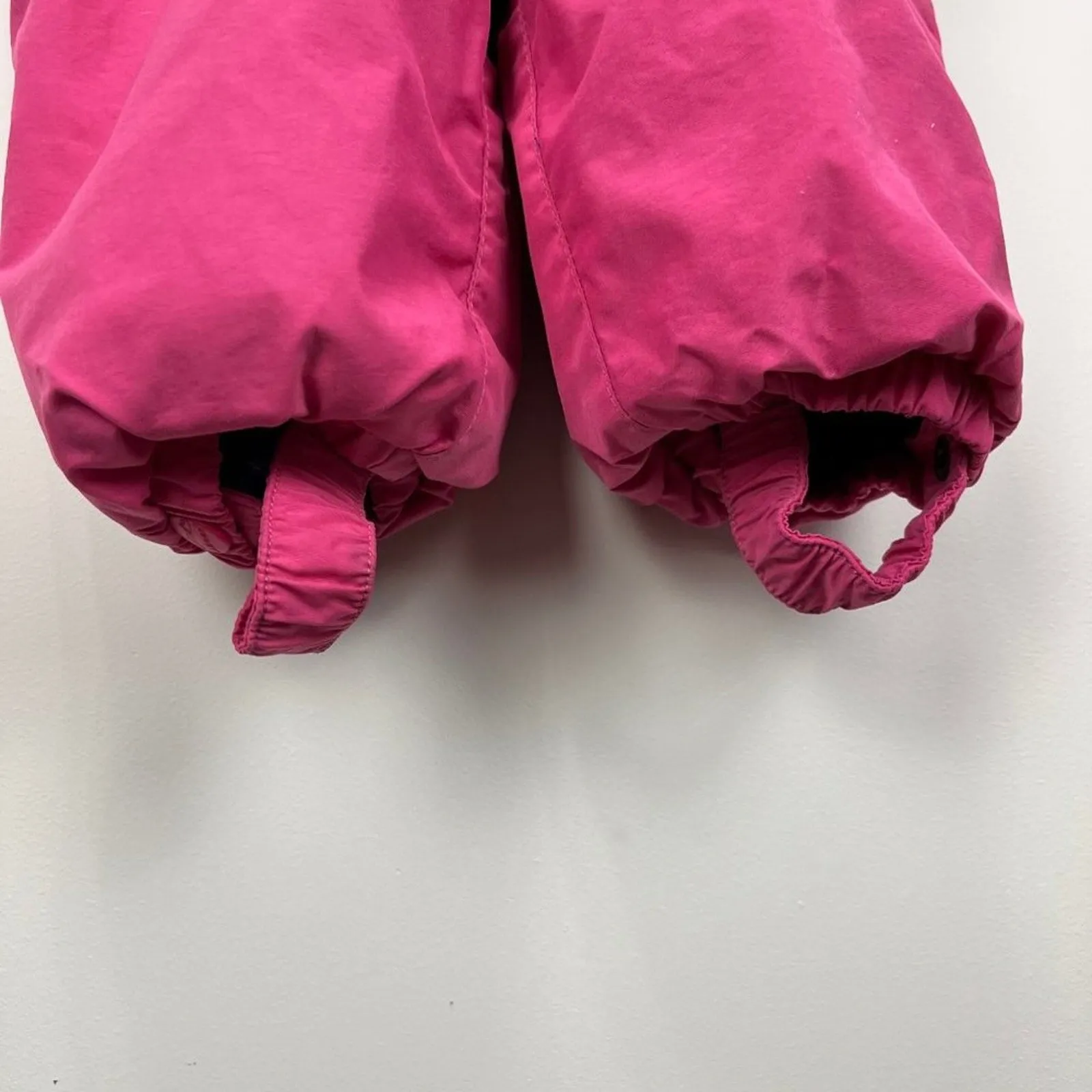 L.L. Bean Girls Pink Snow Bib Overalls 6-12 Months