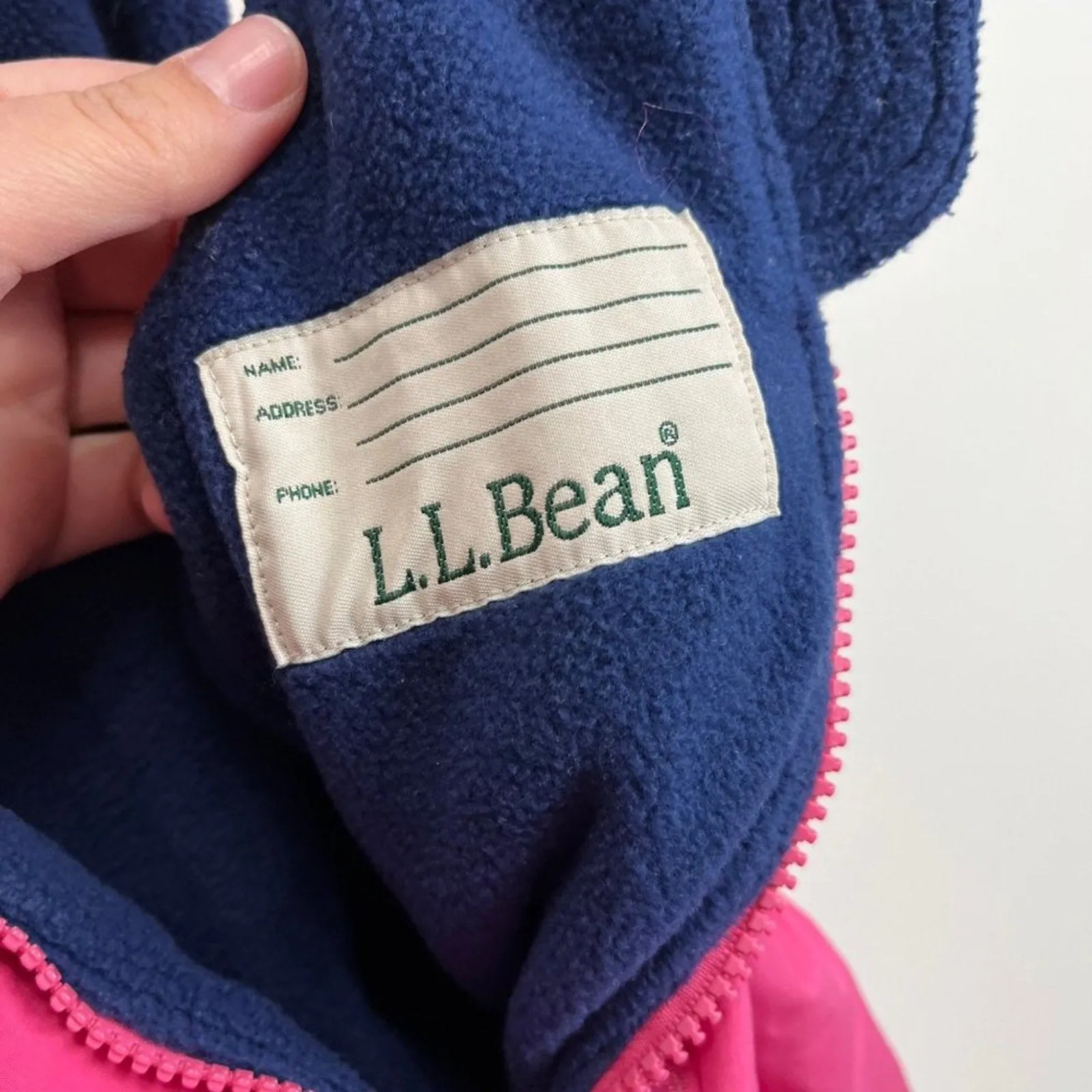 L.L. Bean Girls Pink Snow Bib Overalls 6-12 Months