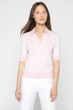 LSSD3-224sw Kinross Double Knit Stripe Polo