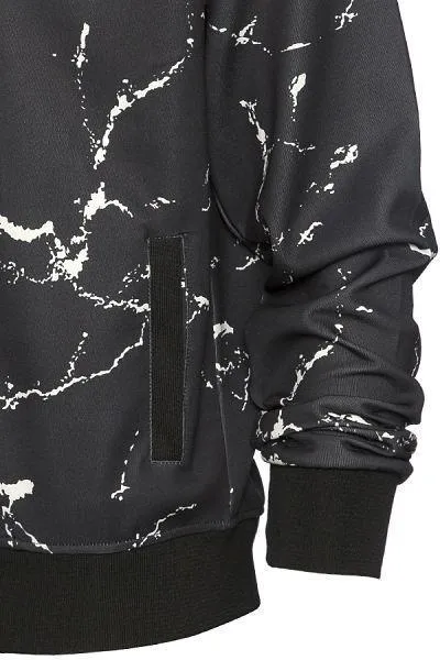 Men's Calcium Carbonate Black Bomber Jacket