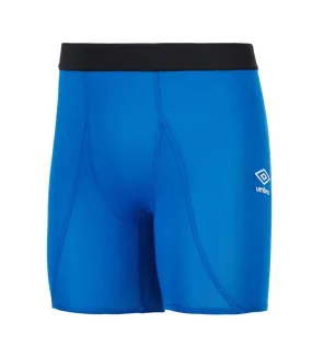 Mens core power logo base layer shorts royal blue Umbro