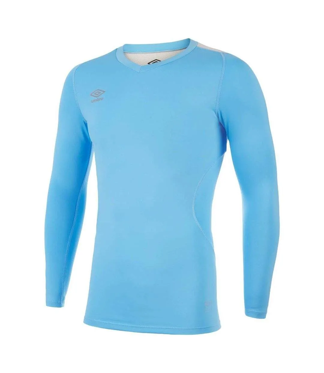 Mens elite v neck base layer top sky blue Umbro