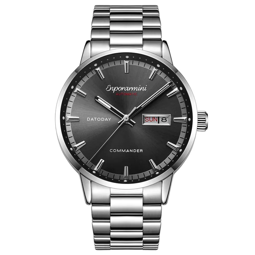 Men's Luxury Business Luminous Stainless Steel Automatic Wristwatches