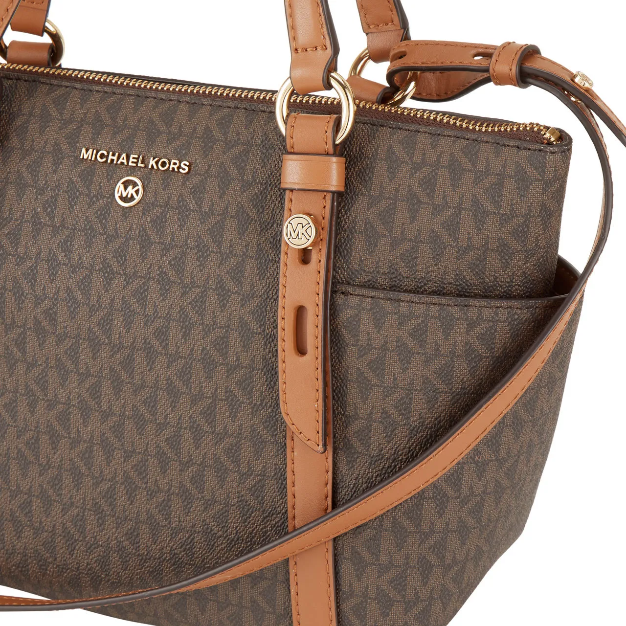 MICHAEL MICHAEL KORS Sullivan Small Tote Bag - Brown Acorn