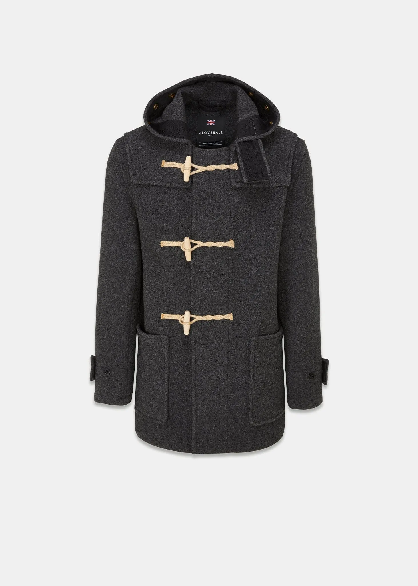 Mid Monty Duffle Coat Charcoal