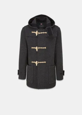 Mid Monty Duffle Coat Charcoal