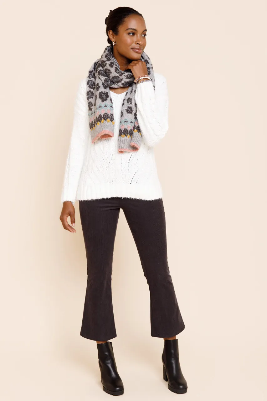 Molly Chenille Cable Sweater