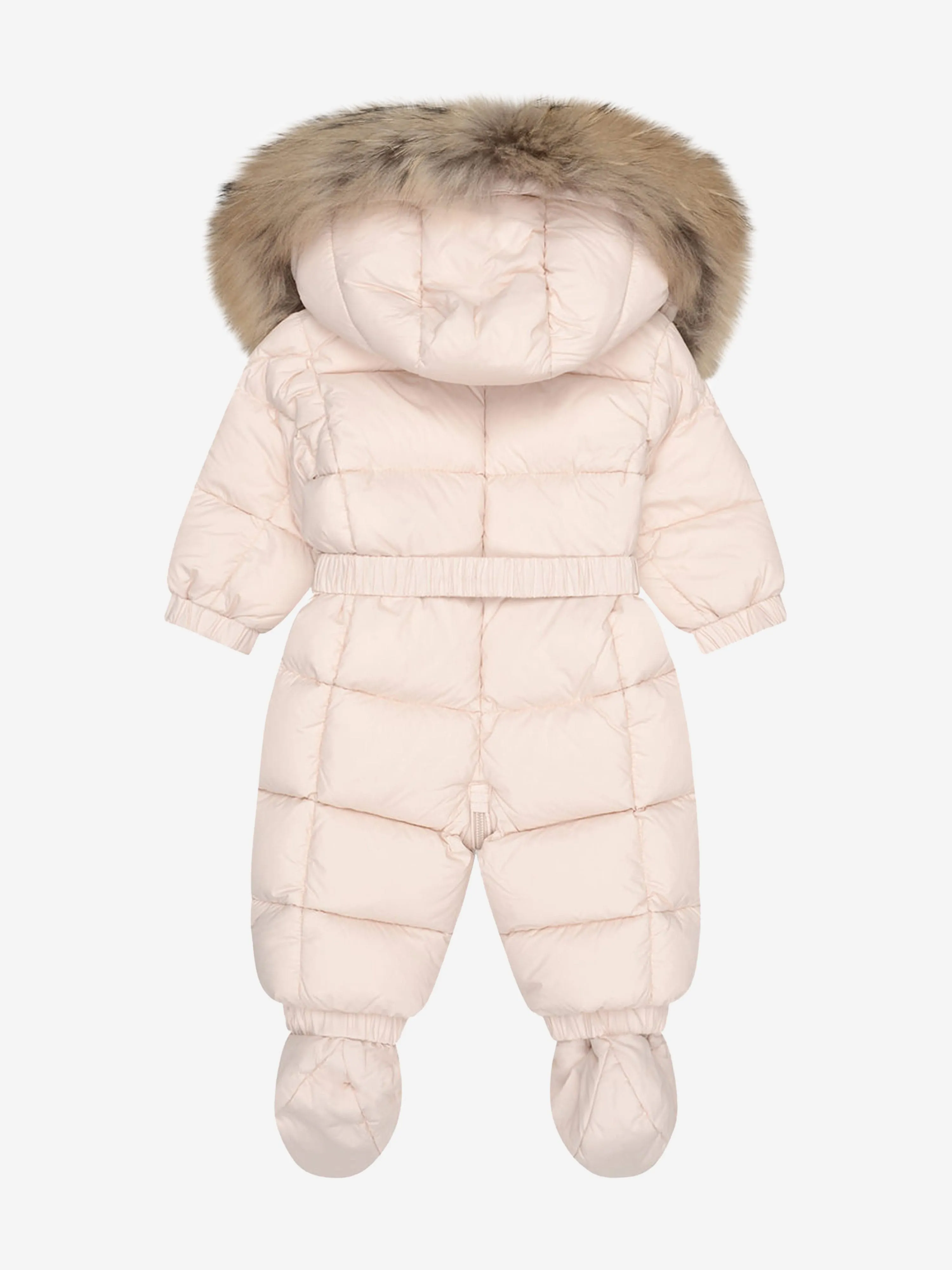 Moncler Enfant Baby Girls Pale Down Padded New Jean Snowsuit