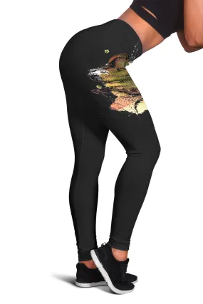 Mother Foal Horse Leggings (Black)